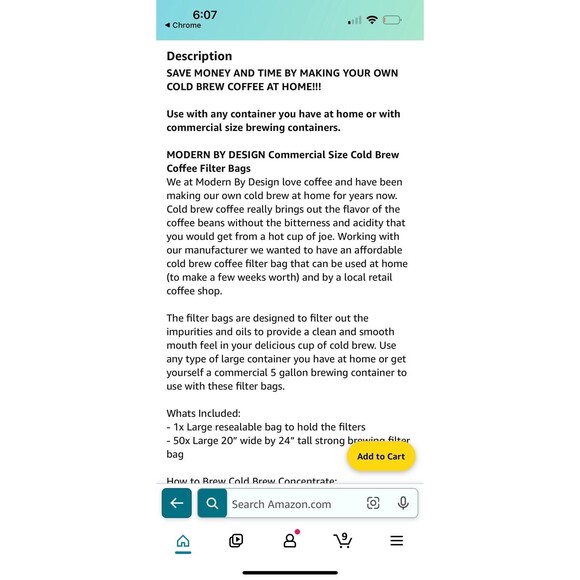 Cold Brew coffee filters - Picture 9 of 11